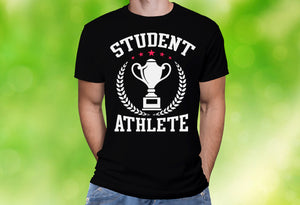 Student Athlete "Classic" Black  Unisex T-Shirt