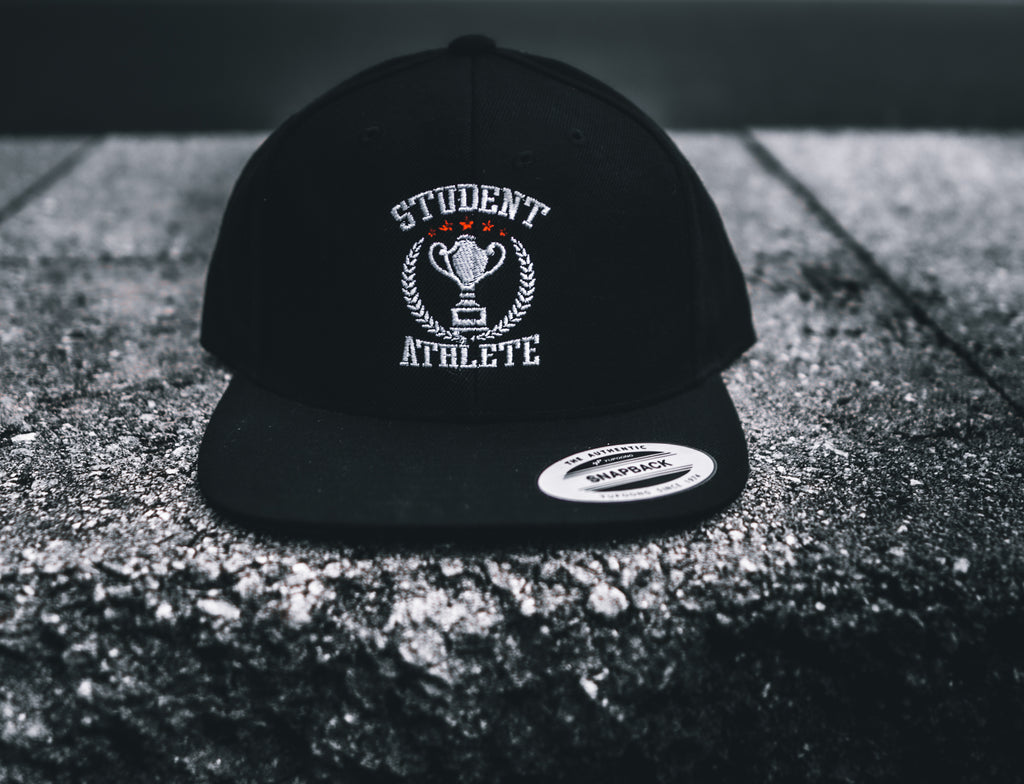 Student Athlete Shop Black Snapback Hat