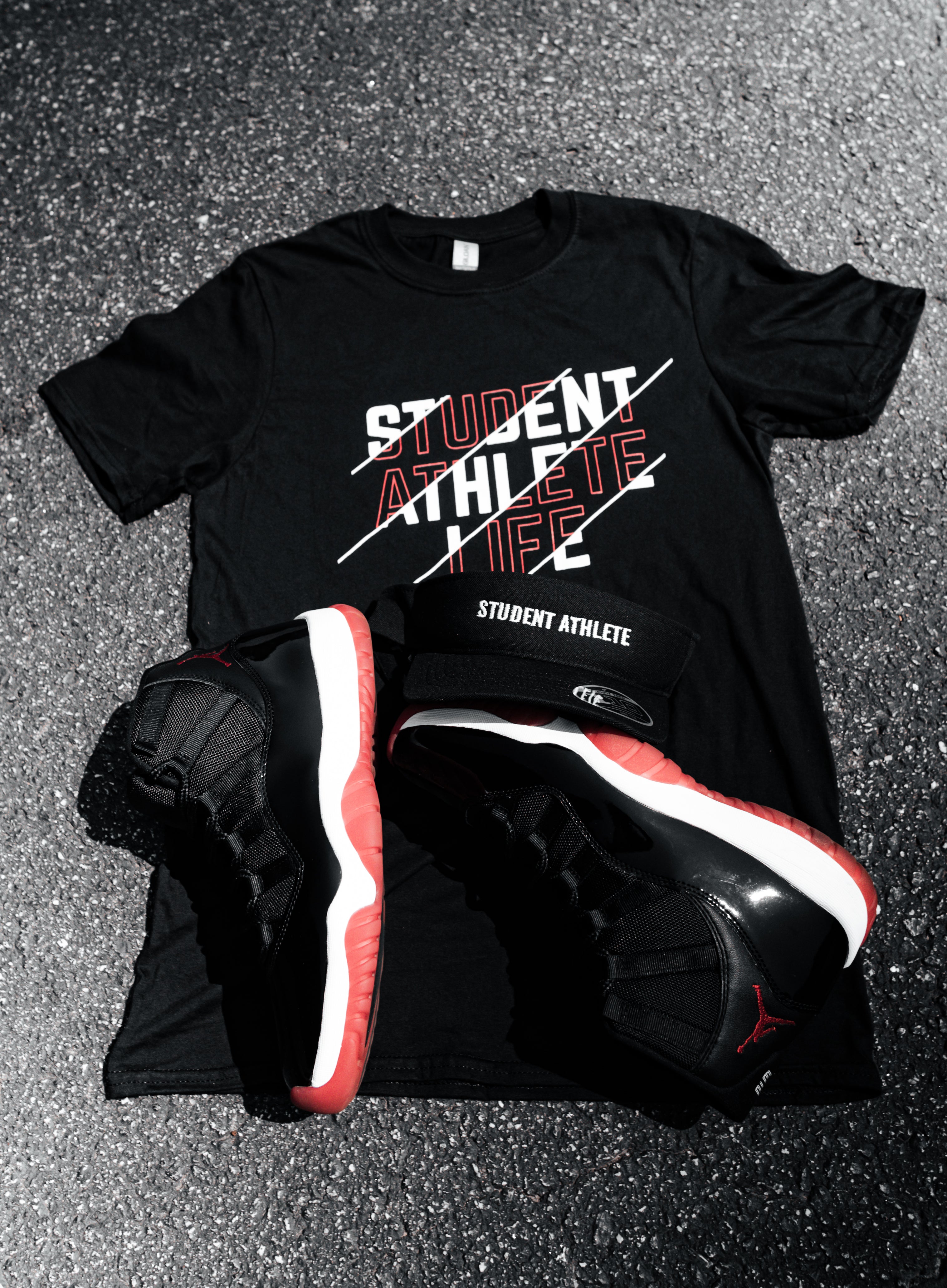 "Student Athlete Life" Black Short-Sleeve Unisex T-Shirt